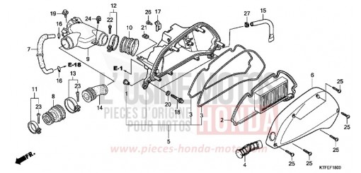 AIR CLEANER SH150RC de 2012